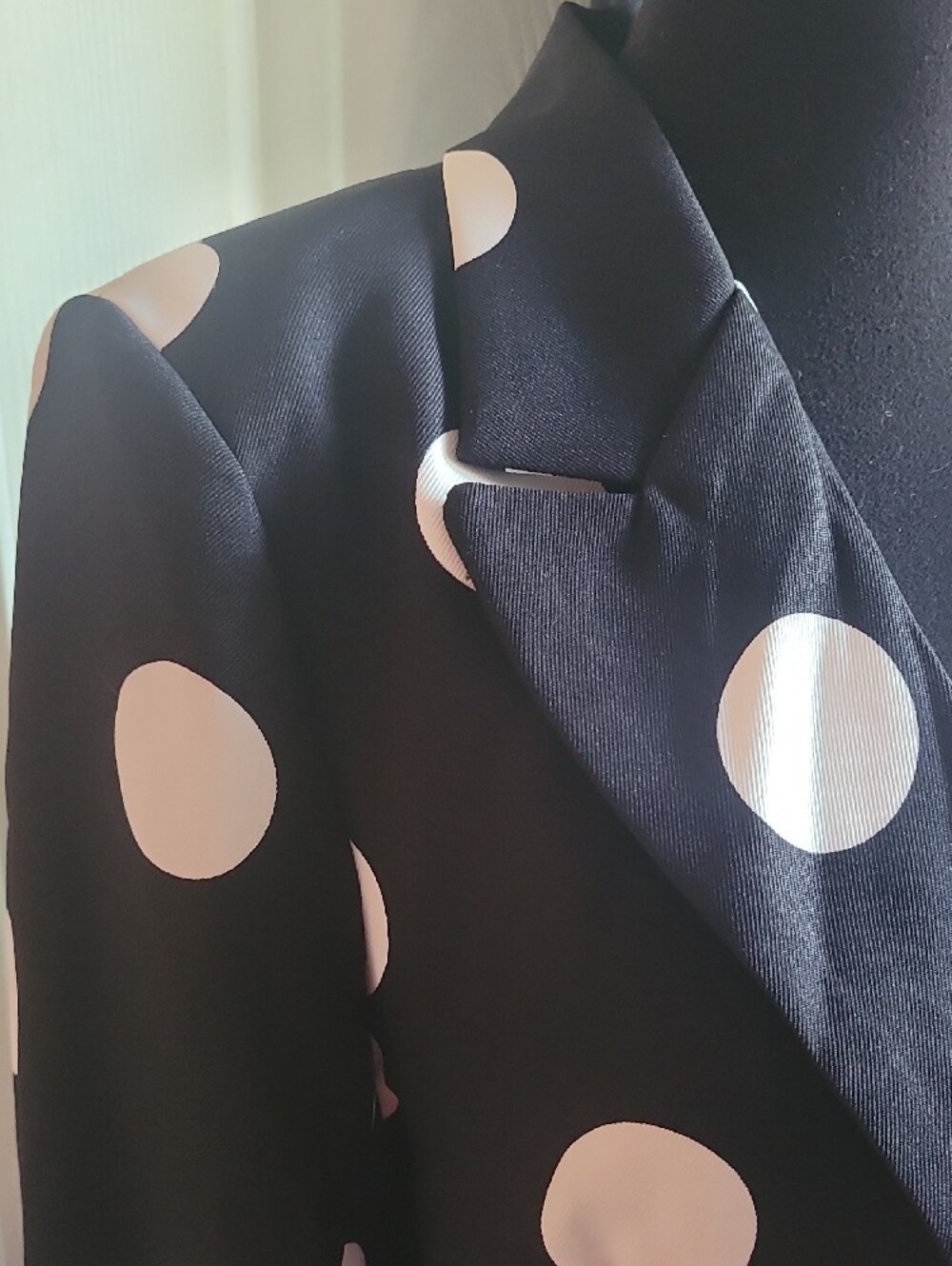 Fashion Nova Black & White Polka Dot PANT SUIT NEW WITH TAG SIZE L - Picture 7 of 16